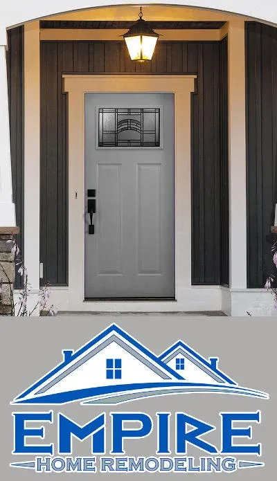 Door replacement in Milwaukee, WI home by Empire Home Remodeling with energy-efficient door options